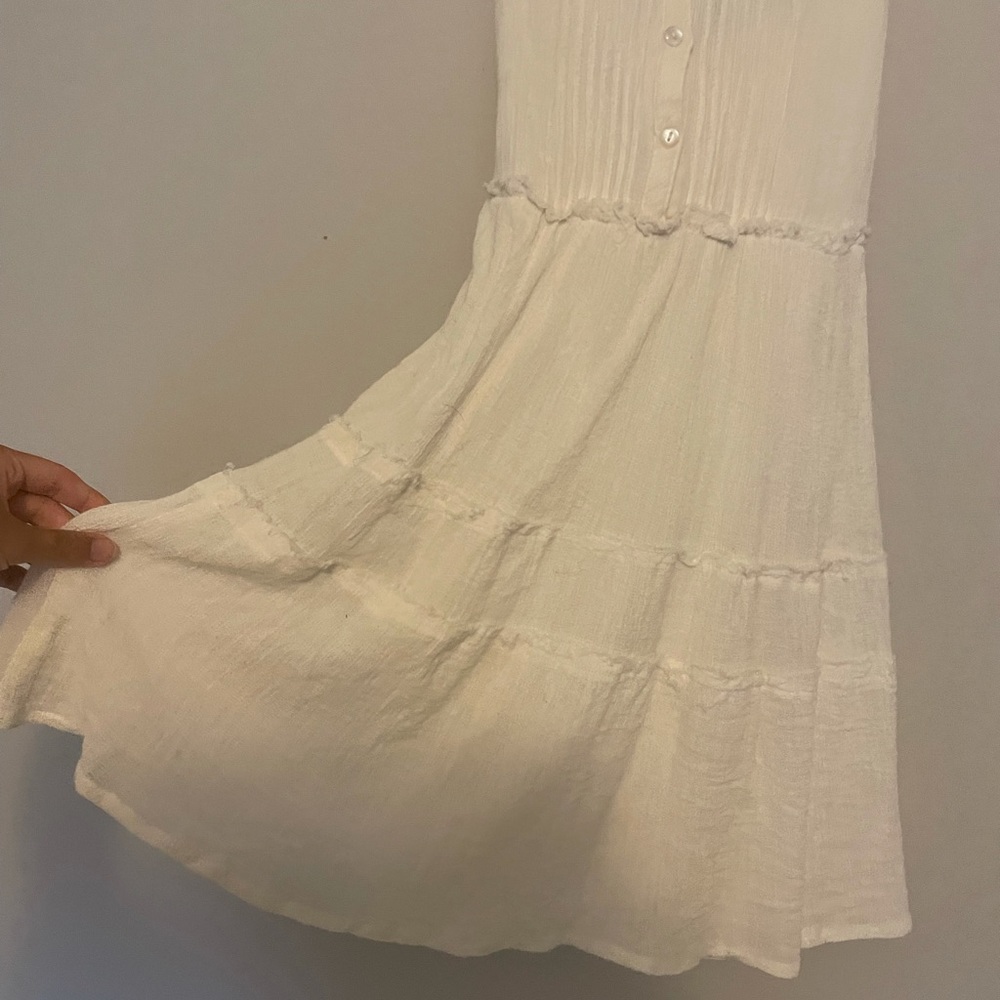O’Neill tiered cream cotton sun dress - Picture 2 of 6